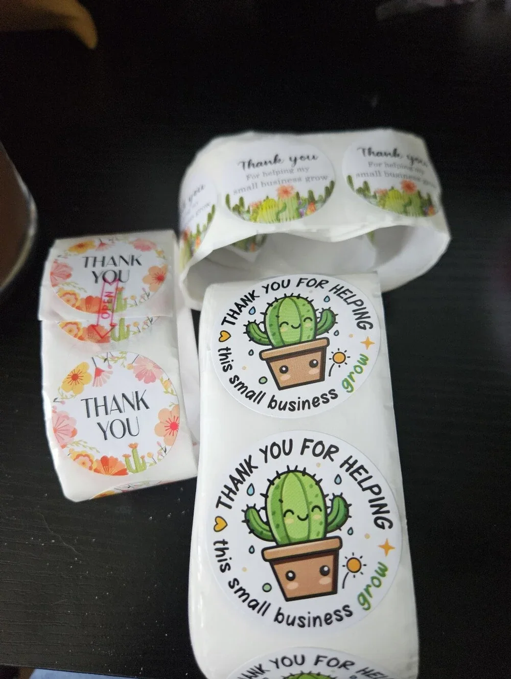 Thank You Cactus Stickers Bundle